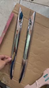 Cặp nẹp sườn nhựa xi trắng xe AB Airblade đời 2010 Phụ kiện gắn ngoài xe