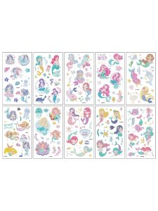 Nhãn Dán Hình Thạch Anh Unicorns Và Bướm Không Để Lại Dấu Vết Không Gây Kích Ứng Chống Thấm Nước Dễ Xóa Chất Liệu Giấy