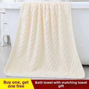 Cotton Bath Towel Absorbent Quick Dry Couples Style Womens No Shedding Wearable Large Wrap Towel Home Use Summer Season