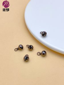 Vàng Đen Hợp Kim 14k Phụ Kiện Đèn Chùm Chuông Mini Mặt Dây Chuyền Làm Âm Thanh Vòng Tay Chất Liệu Tự Làm Thủ Công Dây Vòng Cổ