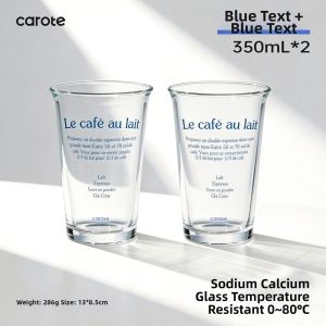 CAROTE | Aesthetic Ins Style Heat Resistant Drinking Glass