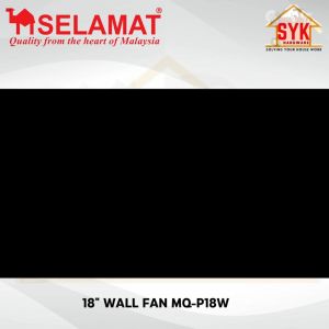 SYK Selamat MQ-P18W 18 Inch Pull String Wall Fan Electric Kipas Dinding Kipas Elektrik Gantung Angin Kuat