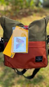 Kalibre Tas Selempang Axxel 01 Travel Pouch 3L 921882924 Gold-Orange tas pria tas wanita