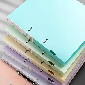 2 Ring Binder Folder File Organizer A4 Binder Paper Document Organizer Arch File Folder School Supplies