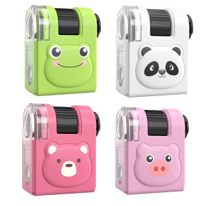 【New Arrival】 Mini Microscope with LED Flashlight for Kids and Students Portable Handheld Science Tool for School and Home Use