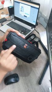 Hand Bag Pria Waterproof Selempang HP Distro 9 inch Anti Air ZAS 491