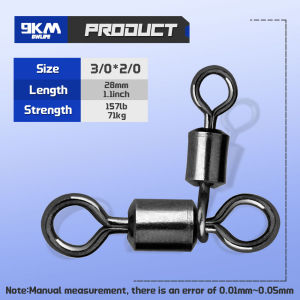 25-50Pcs 3 Way Crossline Swivel Fishing Rigs Fishing Hook Line Connector for Catfish Carp Saltwater Trolling Tackle