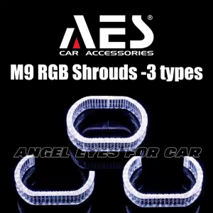 Shroud AES M9 L Bulat RGB Drift RGB Belang Ukuran 2.5 inches 3 inches