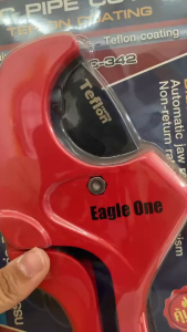 Eagle One กรรไกรตัดท่อ PVC #PC-342 ตัดท่อ 42 มิล ใบเคลือบเทฟลอน ตัดลื่นไม่มีสะดุด ใบมีดกางอัตโนมัติ ใช้งานง่าย