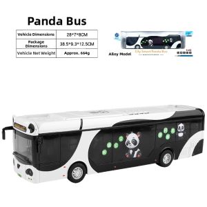Large Alloy Double-Deck Bus Model Toy