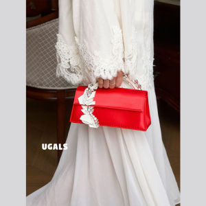 UGALS | French Silk Embedded Diamond Evening Bag
