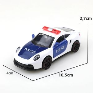 Tỉ Lệ 1:43 Cảnh Sát Xe Đua Mô Hình Hợp Kim Mô Phỏng Xe Đồ Chơi Dành Cho Trẻ Em Bé Trai Xe Trang Trí Sưu Tập Kim Loại Diecast Mô Hình