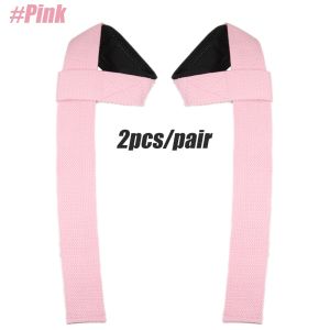 1Pair Hard Pull Gym Wrist Lifting Straps Grips BandDeadlift Straps Anti-slip Wrist Straps Support  for Weightlifting Training