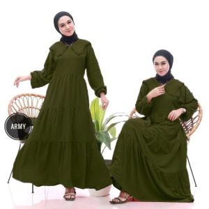 Dres Susun dres rayon premium gamis susun