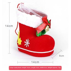 Creative Decorative Christmas Boot Gift Bag & Candy Jar
