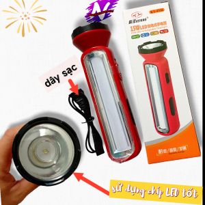 đèn pin sạc cầm tay 2in1 KY-4316 đèn pin sạc tích điện 2in1