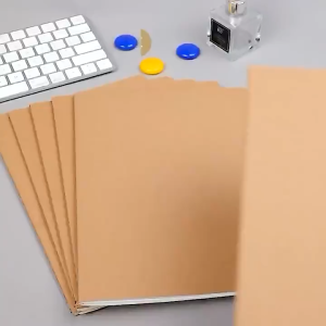 【SG Stock】Eco-Friendly Kraft Paper Notebook, Softcover for University & Office Use Classic Brown Retro Style