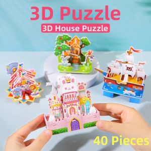 Educational 3D Puzzle DIY Assembly Building Block Toy