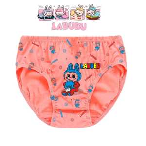 PROMO 6 PCS CD LABUBU ANAK PEREMPUAN USIA  2-7 THN CELANA DALAM ANAK CEWEK VIRAL TERLARIS