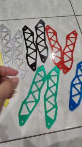 GARNISH VISOR WINDSHIELD PEMANIS VISOR XMAX NEW V1 FULL AKRILIK