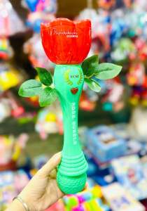 Đồ Chơi Cây Thổi Bong Bóng Hình Hoa Hồng Chơi Trung Thu Cho Bé