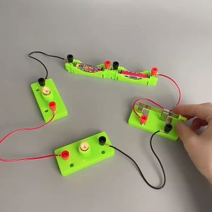 Simple Science Electric Circuit Kits DIY Basic Physics Experiment For Parallel Electricity Learning