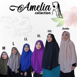 JILBAB ANTEM SIZE M - JUMBO BAHAN KAOS TERMURAH