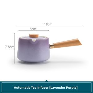 SANXUN | Rotating Automatic Ceramic Teapot Luxury Convenient For Home Use