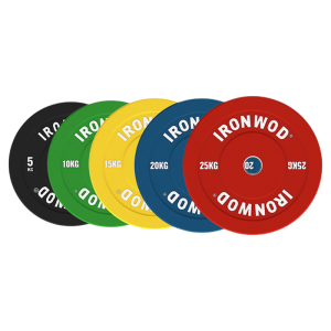 ironwod | Colored Rubber Bumper Plate For Strength Training