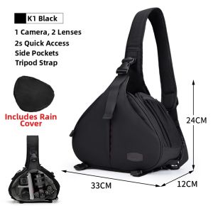 Cwatcun | Lightweight Portable Single Shoulder Outdoor Camera Bag