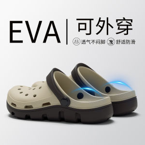 Dép Đi Biển Chống Trượt Thoáng Khí Mùa Hè Cho Nam 2025 Dép Đi Biển Chống Mùi EVA Đế Bằng Đế EVA Dép Xăng Đan Phong Cách Đơn Giản