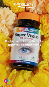 [Bundle of 3] Holistic Way Super Vision – Eye Nutrition for Vision Clarity Eye Strain Relief & Filters Blue Light — Vegan (90 Vegetarian Capsules per bottle)