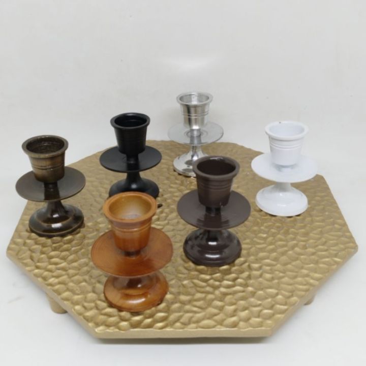 Tempat lilin minimalis tahan karat lapis powder coating