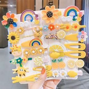 14pcs set kids cute cartoon hairclip hair accessories for kids