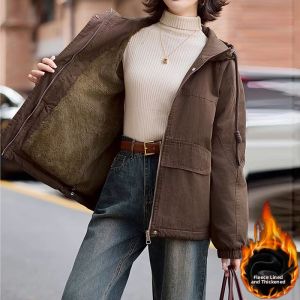 DAIXIANGFEIZI | Short Petite Insulated Thickened Winter Coat