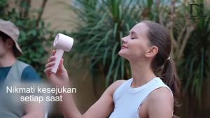 Mini kipas Strong Wind 100 Gear Wind Speed kipas angin LED Display Adjustable Turbo kipas tangan untuk olahraga luar ruangan dan pendinginan cepat