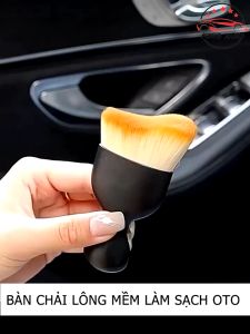 Chổi Quét Mini Đầu Cong Sợi Lông Mềm Dùng Vệ Sinh Khe Cửa Gió Điều Hòa Nội Thất Ô Tô CINDY