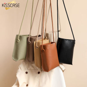 KISSCASE Women Pu Leather Phone Bags Fashion Female Crossbody Bags Small Shoulder Bags for Women Phone Wallet