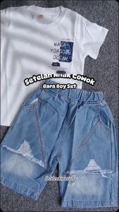 BARA BOY SET: Setelan Anak Laki-laki Import Casual Trendy Usia 3-7 Tahun