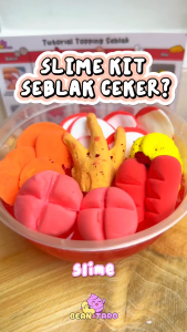 SLIME KIT SEBLAK CEKER BY SLIME BINTARO || SLIME KIT || MAINAN SEBLAK || SLIME D.I.Y