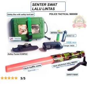 senter swat POLICE senter lalu lintas YZH-9009 DISKON MURAH