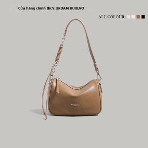 URCDN RDALVO | Túi Xách Da Mềm Vintage Đơn Giản Dành Cho Văn Phòng và Đi Làm
