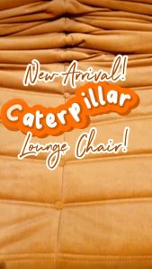 XXL SIZE Easy Clean Fabric Caterpillar Sofa Lazy Chair/Free Delivery Made in Malaysia/Single Seater Sofa/网红毛毛虫懒人沙发