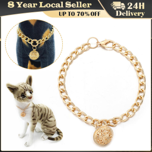 Cat Chain Collar With Bell Fashion Design Dog Necklace Collar Pet Jewelry Dog Collars Cat Chain Necklace For Birthday Christmas