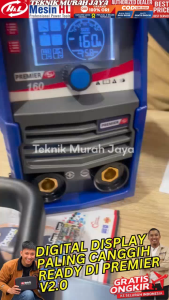 HL H&L HNL Premier 120 V2.0 Inverter Mesin Las Industri MMA120 V 20 Travo Las Digital Daiden Rhino