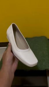 Sepatu pantofel putih wanita premium suster perawat akper terbaru