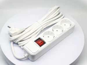 Stop Kontak Colokan Listrik 3 4 5 Lubang Colokan Panjang Kabel 15M 3M 5M 10M Kuningan SNI