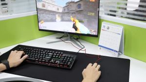 Sharkshop777 Gaming Mousepad Large Extra-Large XL L Anti-Slip premium waterproof Extended mouse keyboard Mat