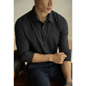 UBV | Wrinkle Resistant Long Sleeve Business Shirt 1