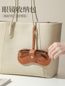 กระเป๋าใส่แว่นกันแสงแดดแบบพกพาสำหรับผู้หญิง กระเป๋าใส่แว่นตาขัดเงาแบบป้องกันแรงกระแทกสุดหรู เคสใส่แว่นตาแบบหนังคุณภาพสูง